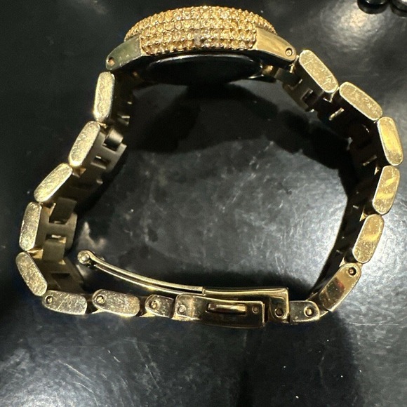 Runs Michael Kors‎ 27mm Camille Womens Stainless Steel Gold Dial Watch MK3252 - Picture 9 of 10